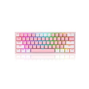 TECLADO REDRAGON K616 RGB B SP FIZZ PRO PINK