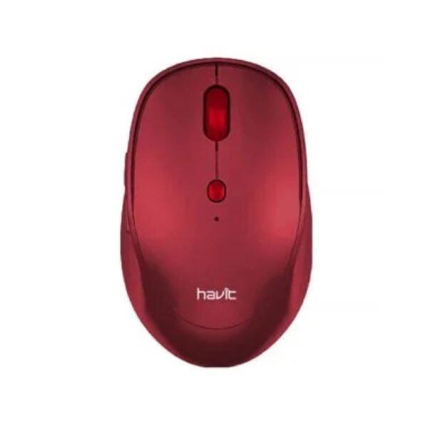 MOUSE INALAMBRICO HAVIT ROJO