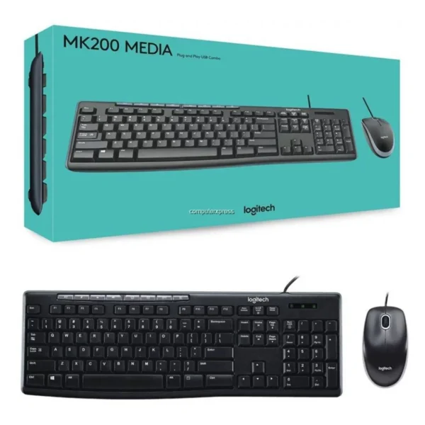 COMBO TECLADO+MOUSE MK 200 LOGITECH