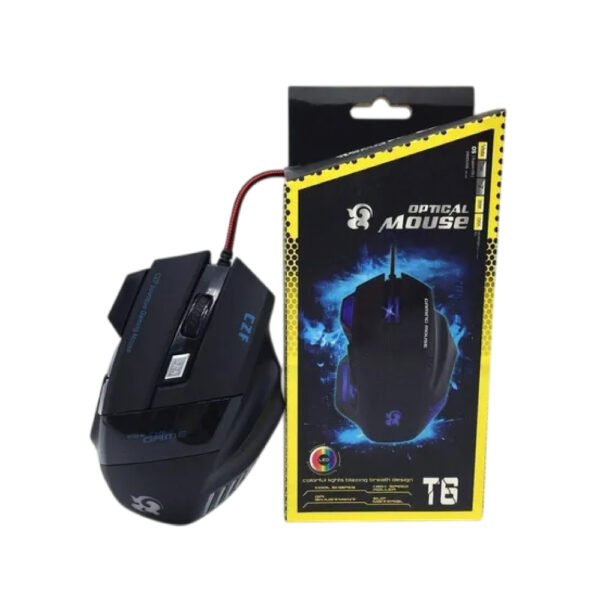 MOUSE GAMER OPTICA MOUSE T6