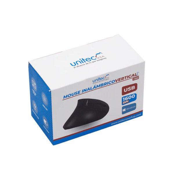 MOUSE VERTICAL V886 RECARGABLE UNITEC