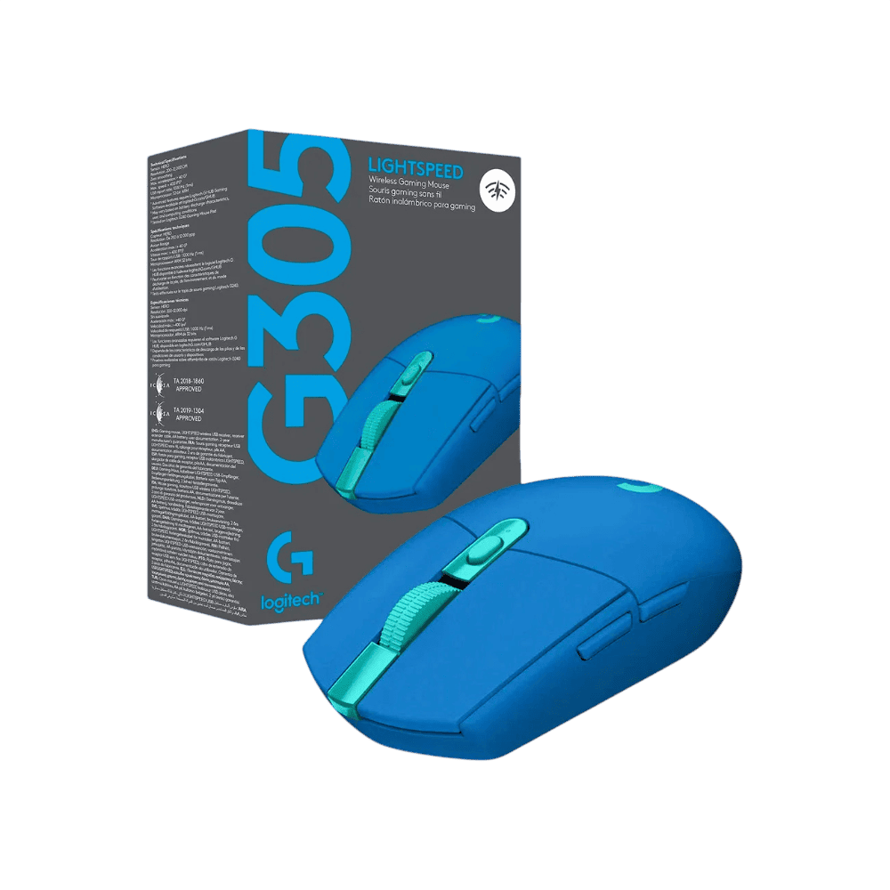 Mouse Logitech Inalámbrico Gaming Azul