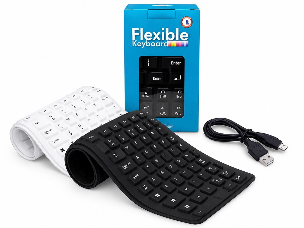 Teclado Alambrico De Silicona Flexible