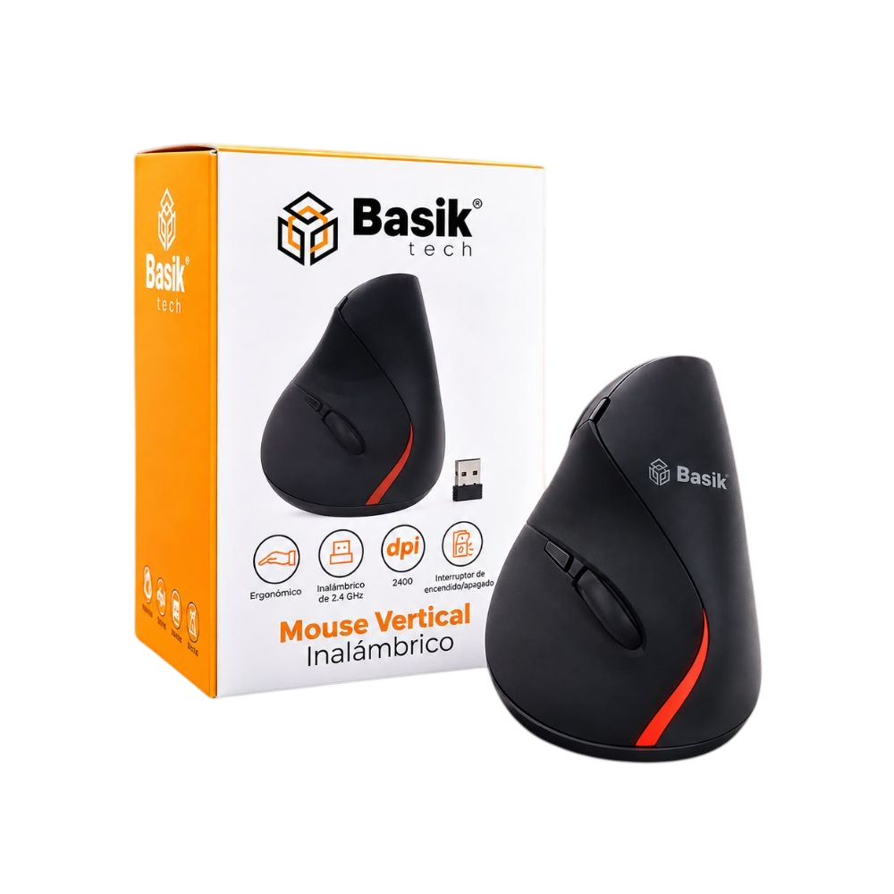 Mouse Vertical Inalambrico