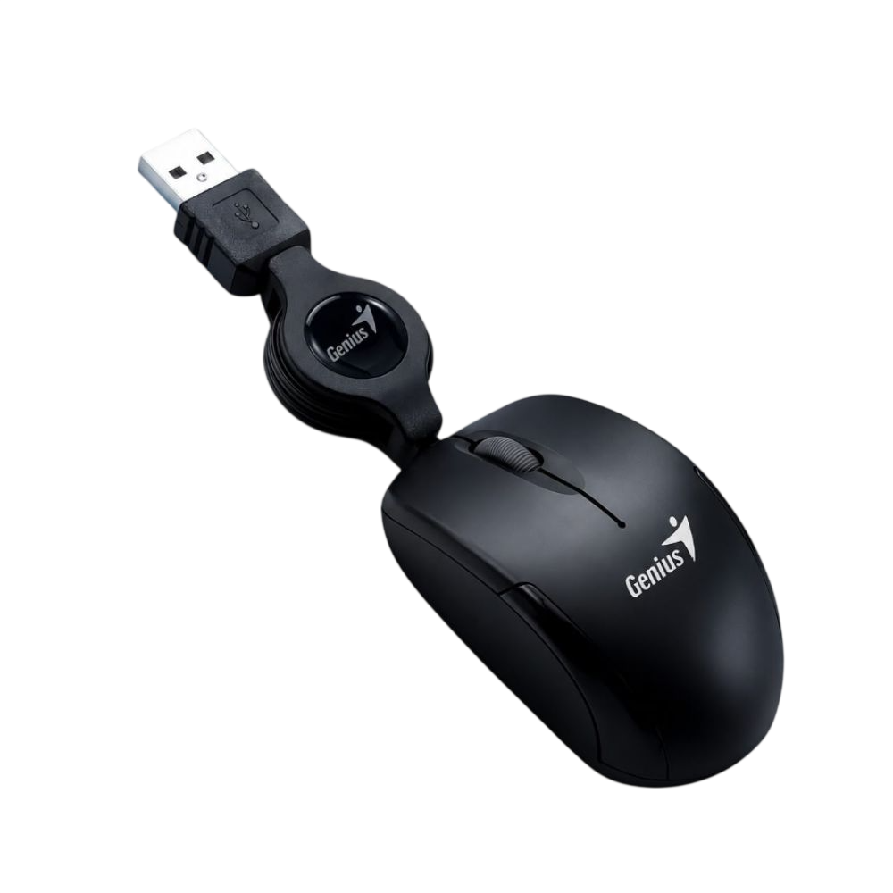 Mouse genius USB retráctil